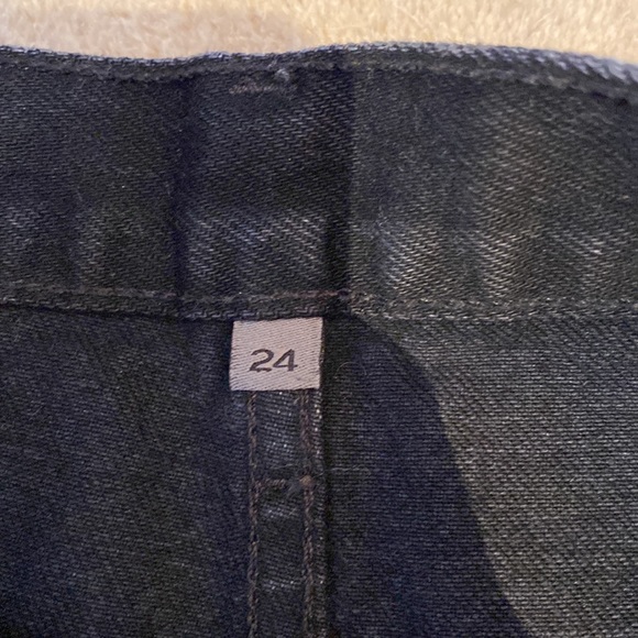 Black Denim Mini Skirt - Picture 2 of 2